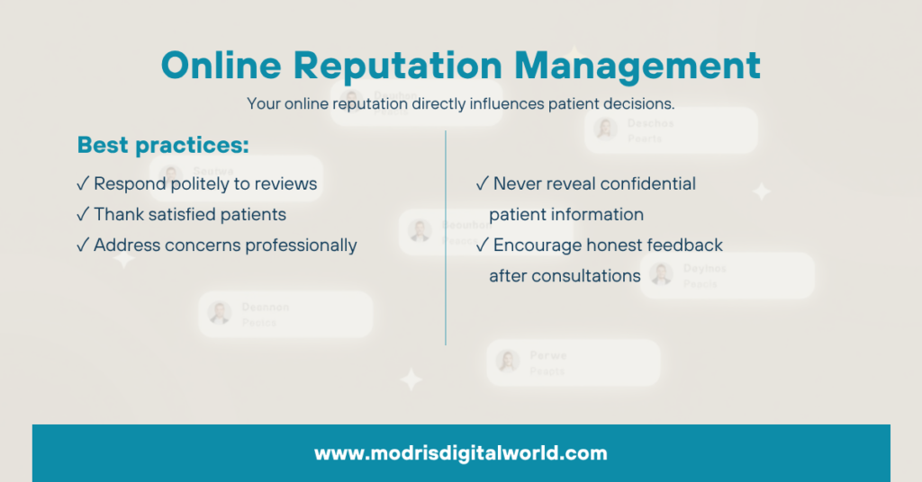 online reputation management